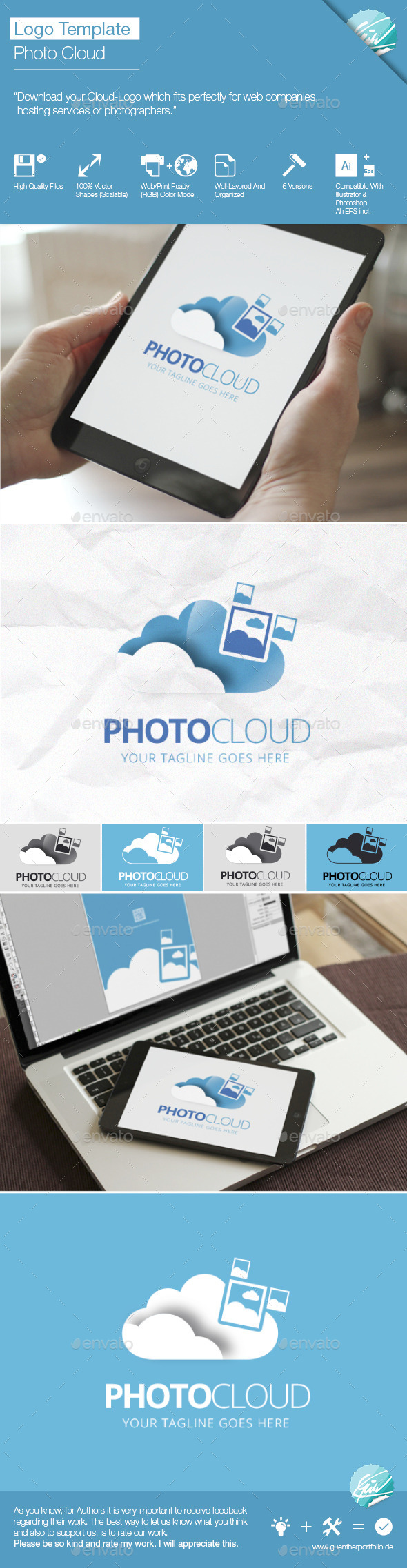 Photo Cloud - Objects Logo Templates