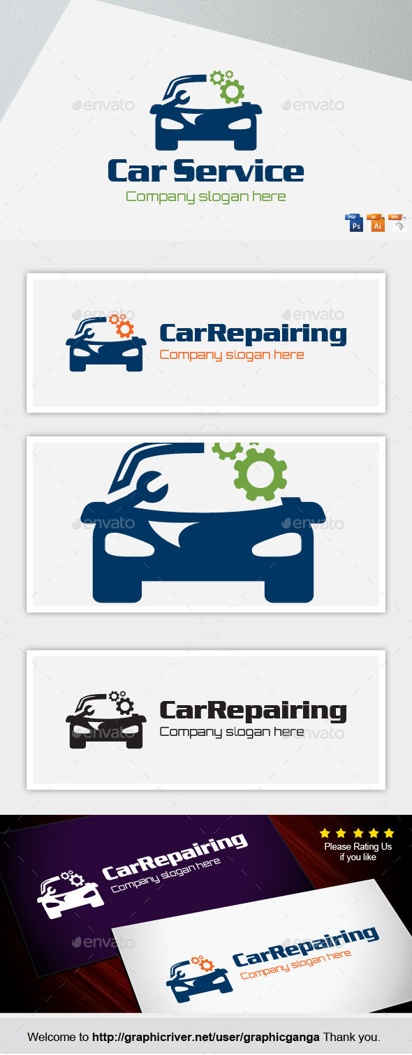 CarSecrvice - Abstract Logo Templates