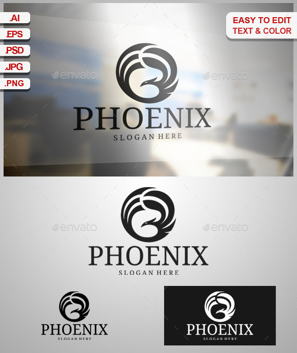 Phoenix - Animals Logo Templates