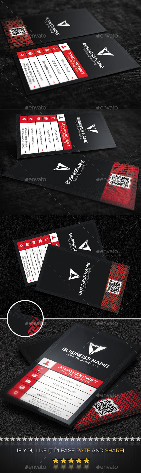 Corporate Business Card No.04 - Corporate Business Cards