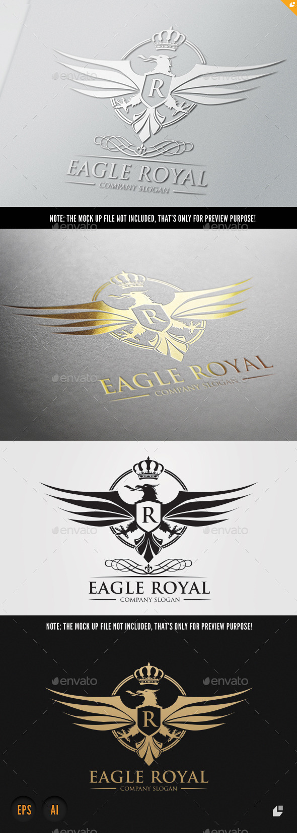 Eagle Royal - Crests Logo Templates