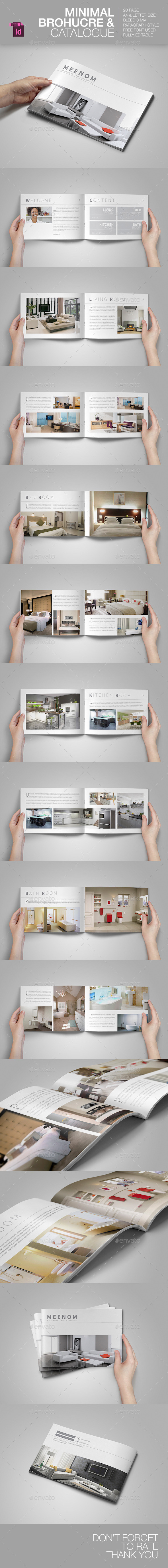 Minimal Brochure & Catalogue - Brochures Print Templates