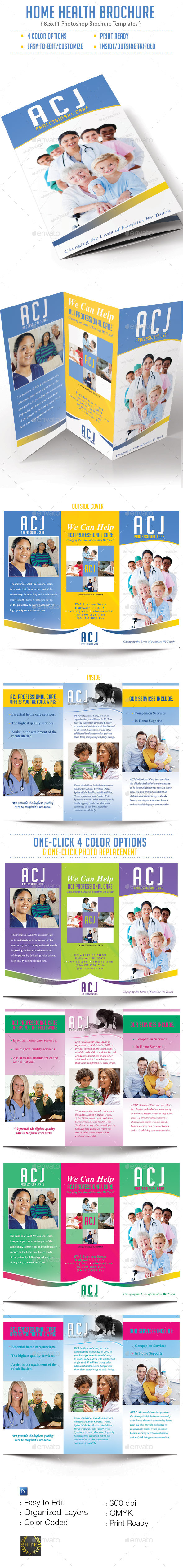 Home Health Brochure - Brochures Print Templates