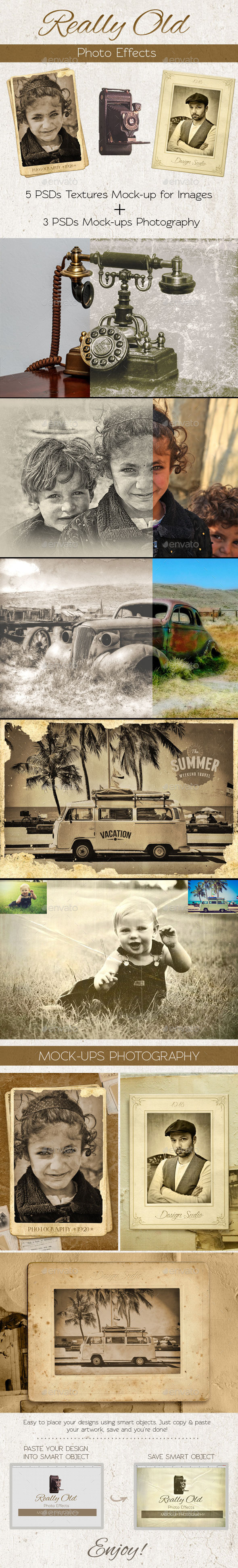 Really Old Photo Effects - Artistic Photo Templates
