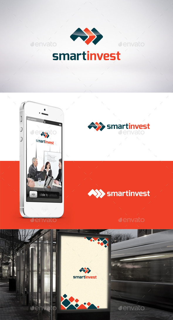 Smart Invest Logo Template - Symbols Logo Templates