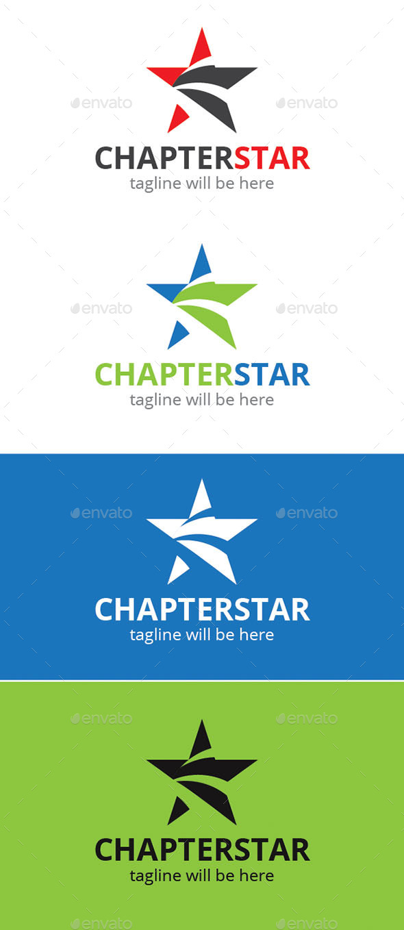 Chapter Star Logo - Logo Templates