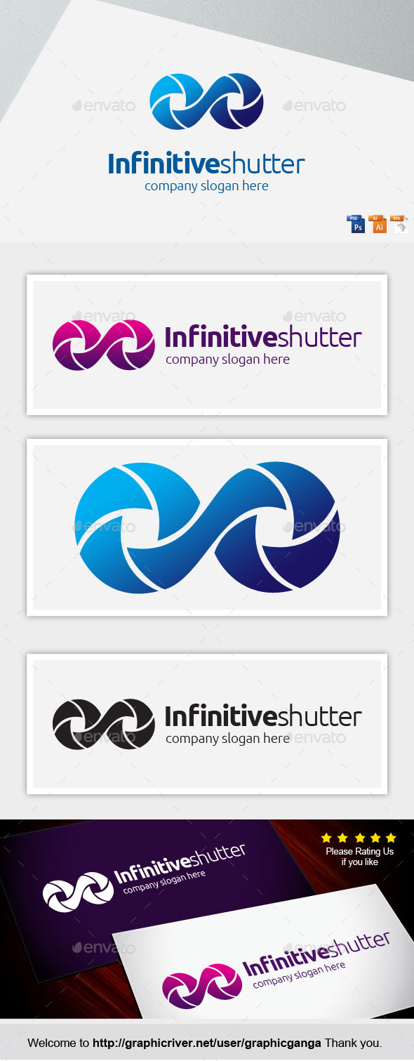 Infinitive Shutter - Abstract Logo Templates