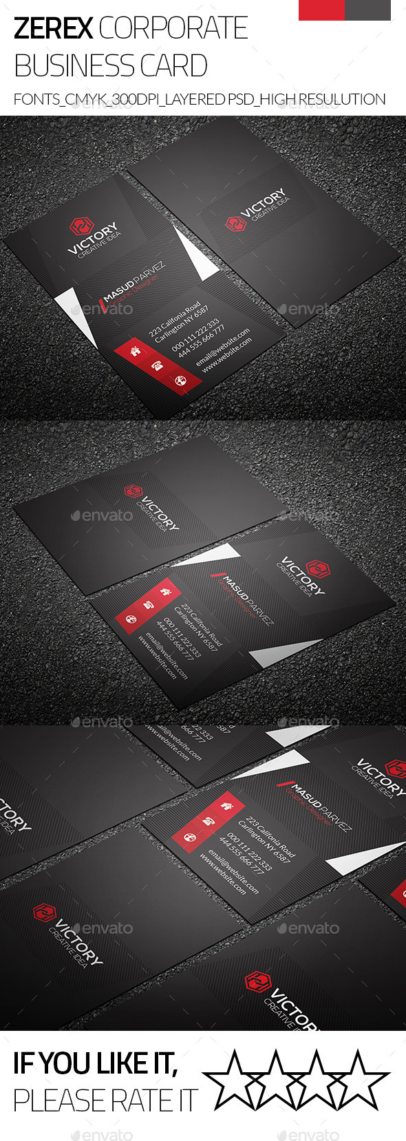 Zerex & Corporate Business Card - Corporate Business Cards