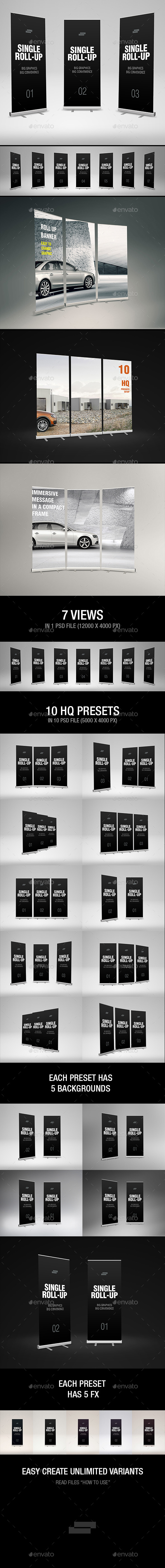 Roll Up Banner Mock-Up - Signage Print
