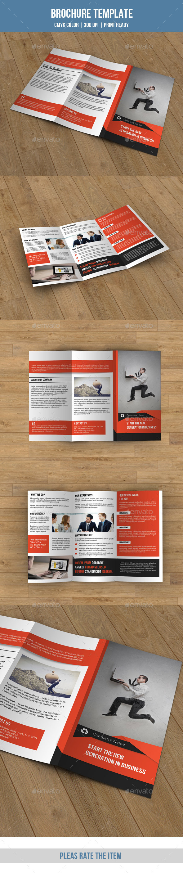 Creative Trifold Brochure-V177 - Corporate Brochures