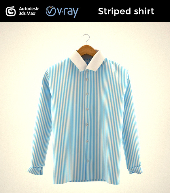Striped shirt - 3Docean 9251413