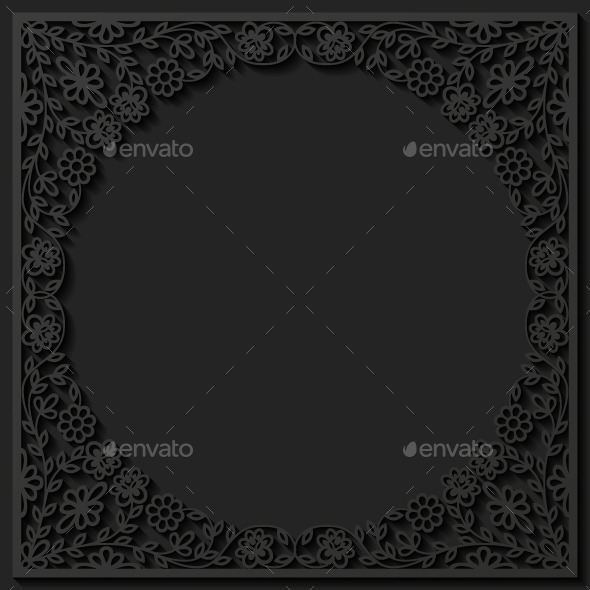 Floral Frame - Borders Decorative