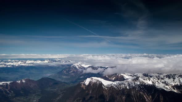 mont blanc alps france mountains snow peaks ski timelapse alt