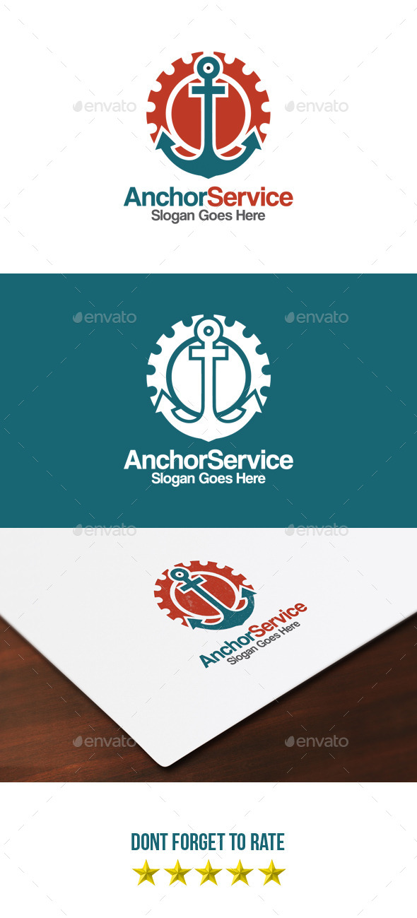 Anchor Service Logo - Objects Logo Templates