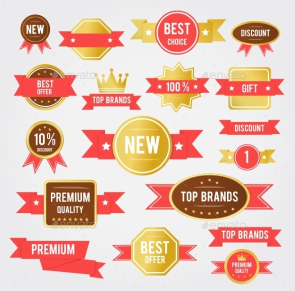 Sale Tags - Web Elements Vectors