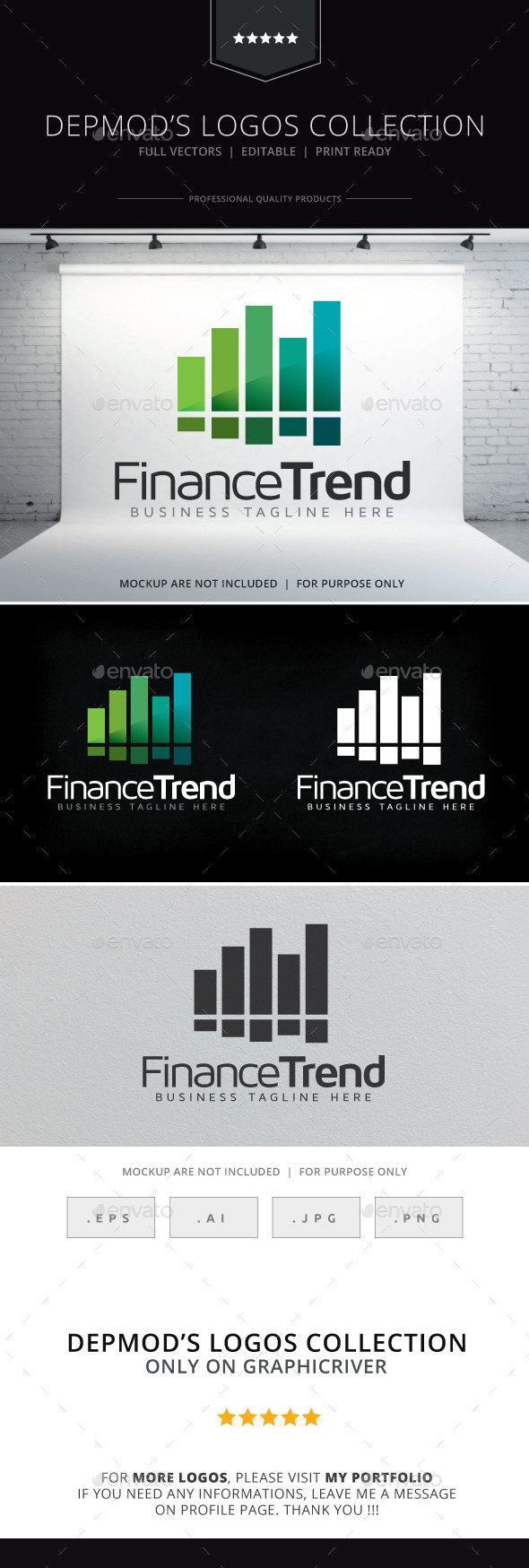 Finance Trend Logo - Symbols Logo Templates