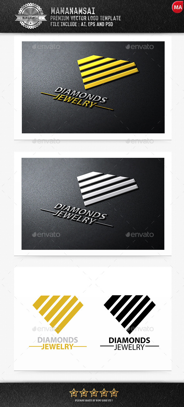 Diamonds Jewelry Logo - Logo Templates