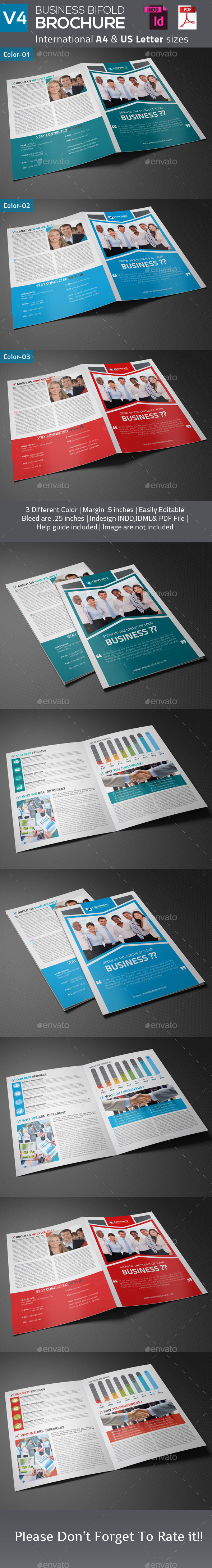 Business Bifold Brochure V4 - Corporate Brochures