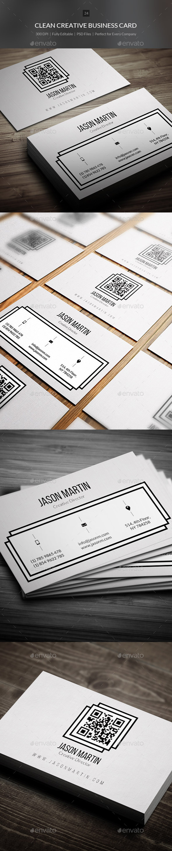 Clean Creative Business Card - 24 - Creative Business Cards