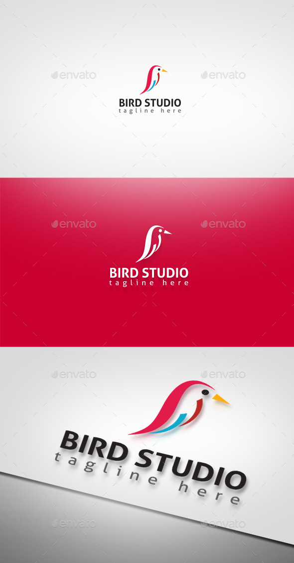 Bird Studio - Animals Logo Templates