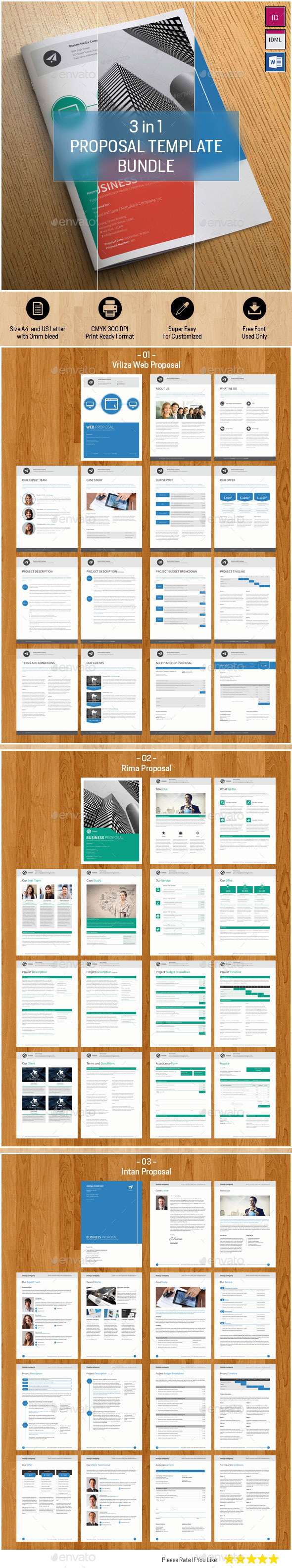 Bundle Proposal - Proposals & Invoices Stationery