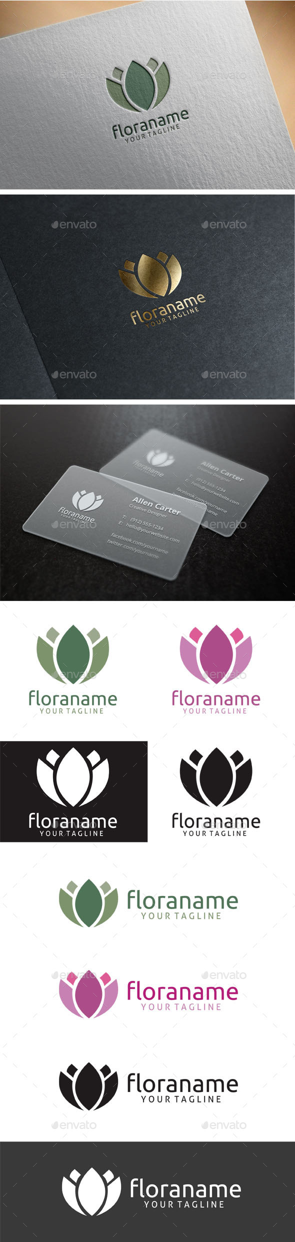 Flora Logo - Nature Logo Templates