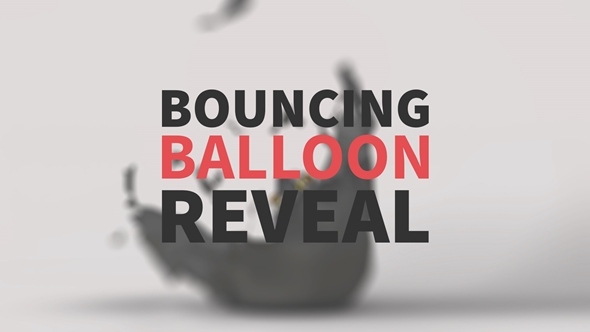 Bouncing Balloon Reveal - VideoHive 9259699