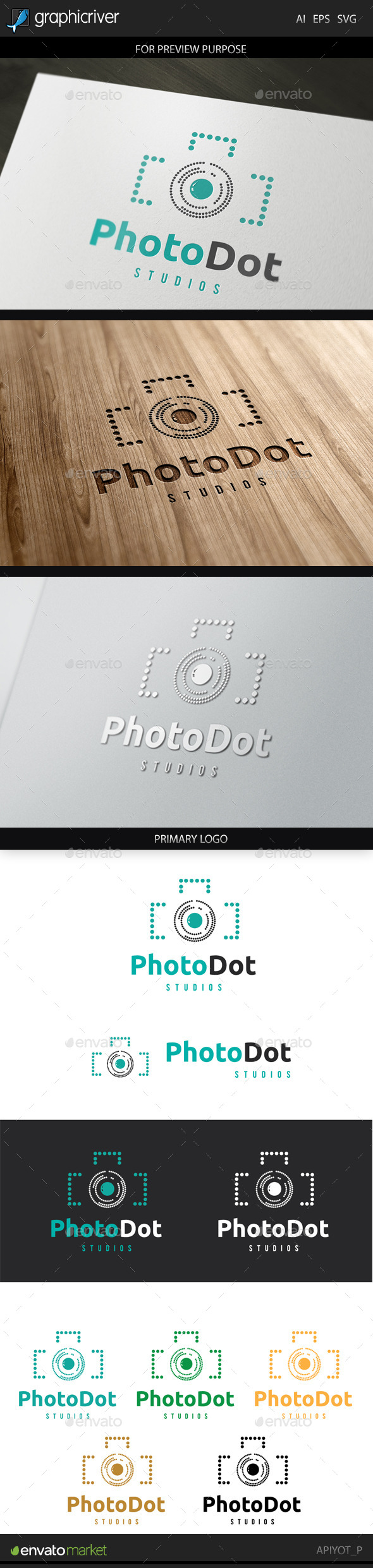Ptotodot Logo - Objects Logo Templates