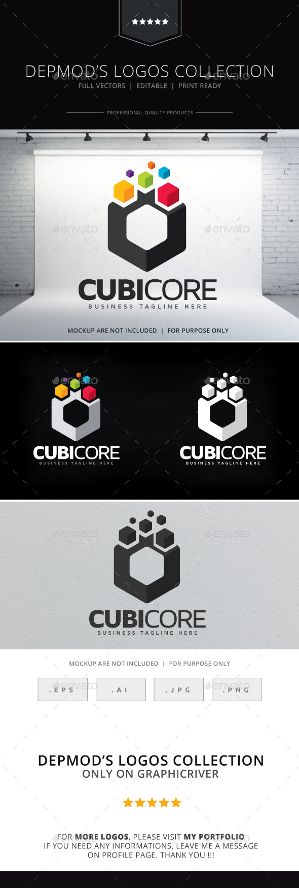 Cubicore Logo - Abstract Logo Templates