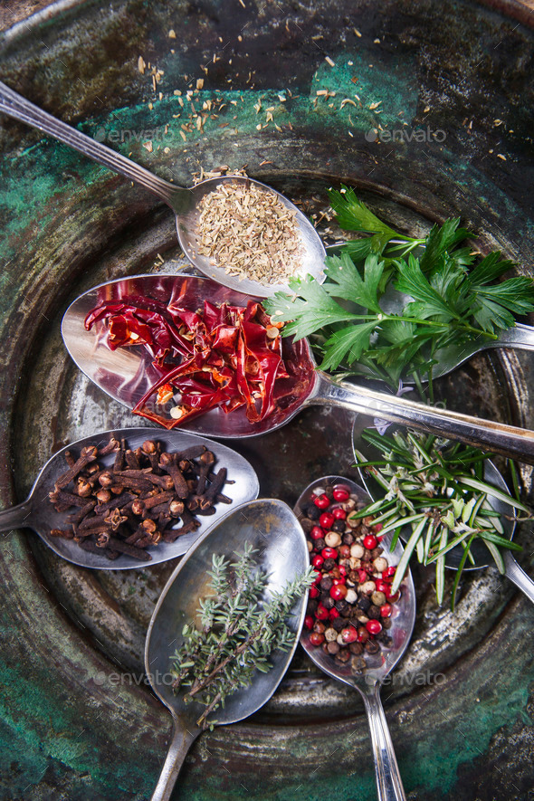 The spices in the kitchen - Stock Photo - Images