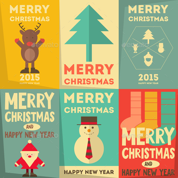Christmas Posters Set - Christmas Seasons/Holidays
