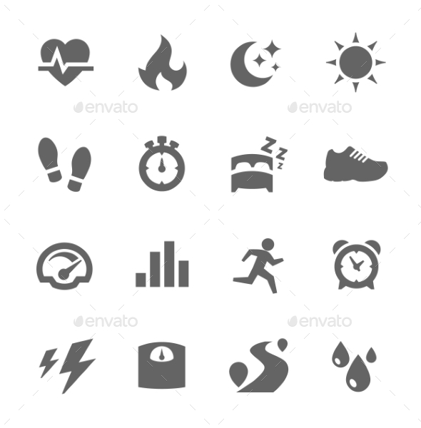 Activity Tracking Icons - Miscellaneous Icons