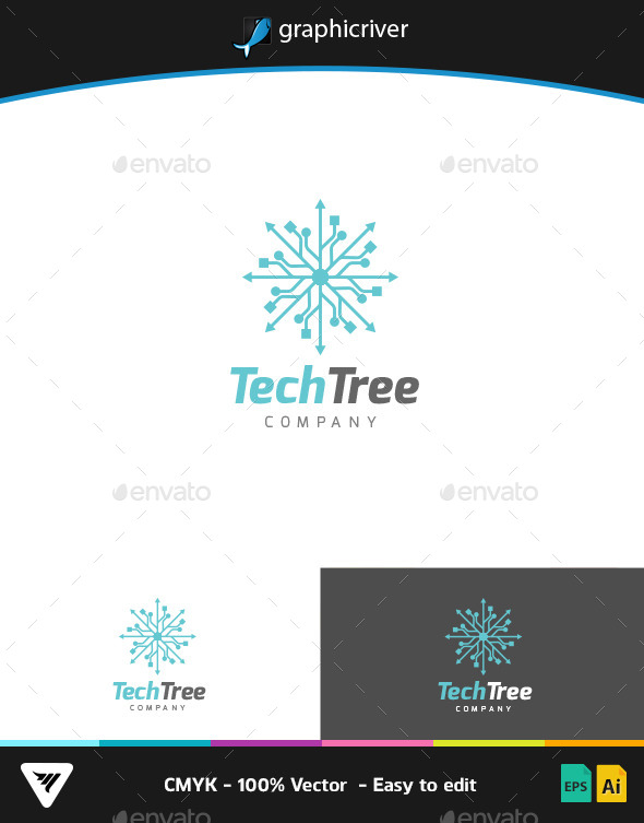 TechTree Logo - Logo Templates