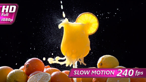 Intensively Pouring Orange Juice alt