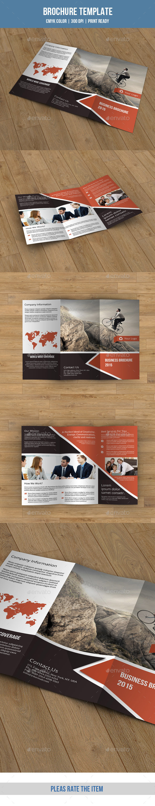 Business Trifold Brochure-V178 - Corporate Brochures