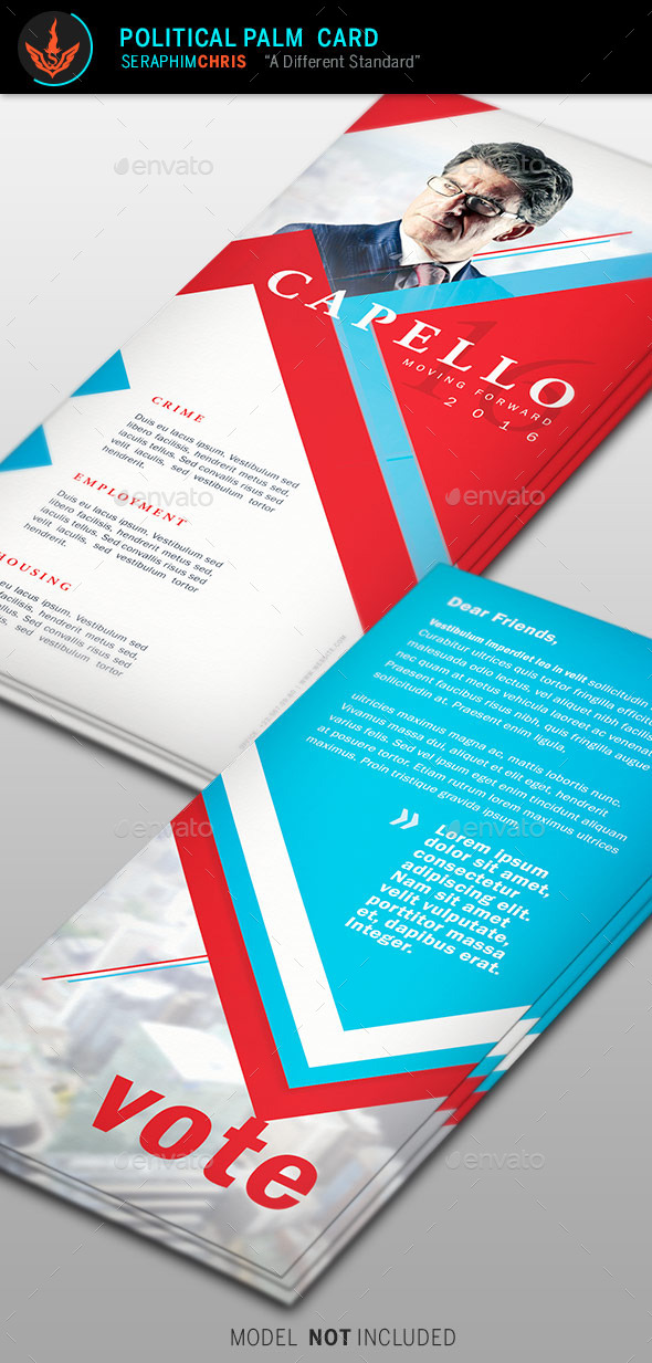 Political Palm Card Template 6 By SeraphimChris GraphicRiver