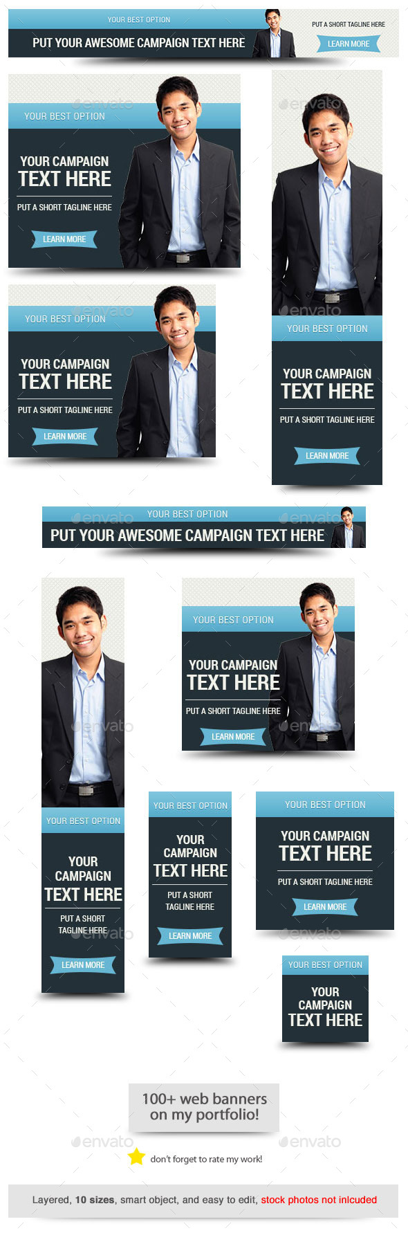 Choice Web Banner - Banners & Ads Web Elements