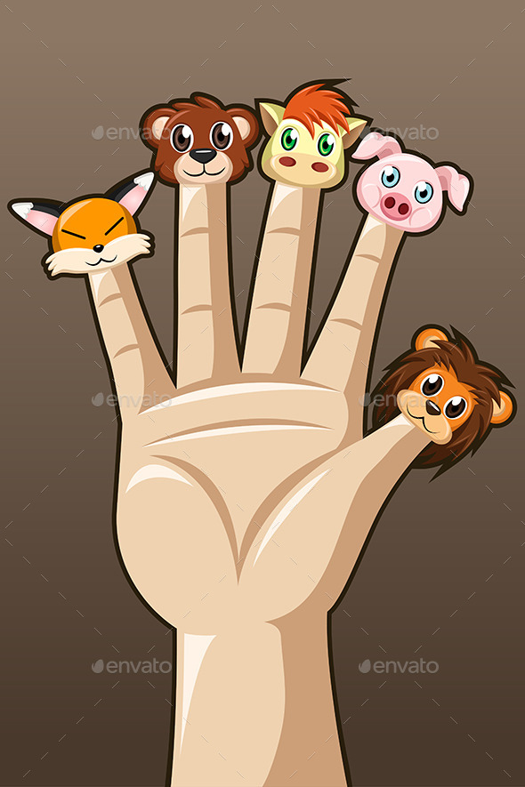 Puppet Fingers - People Characters