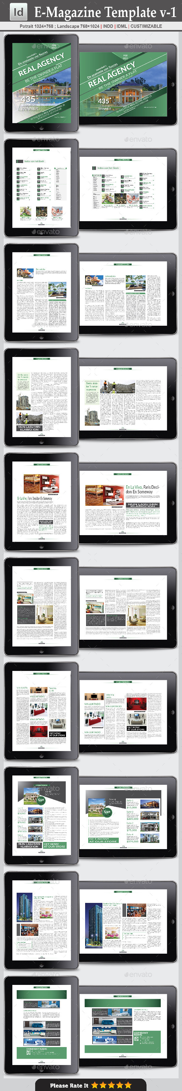 E-Magazine Template v-1 - Digital Magazines ePublishing