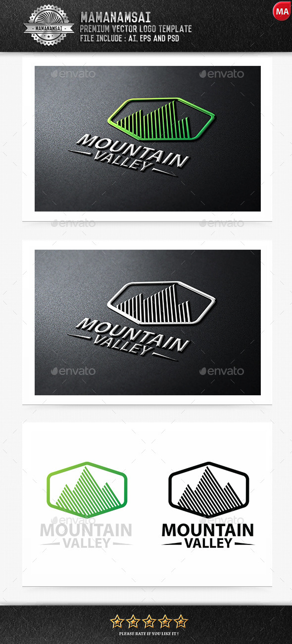 Mountain Logo - Nature Logo Templates