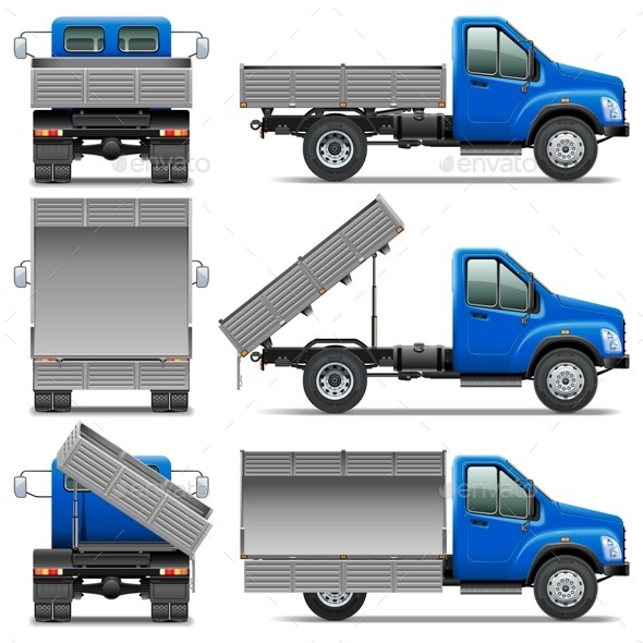 Lorry Icons Set 4 - Industries Business