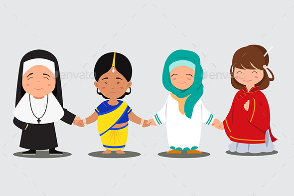 Multi Ethnic People - People Characters