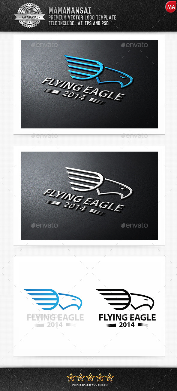 Flying Eagle Logo - Animals Logo Templates