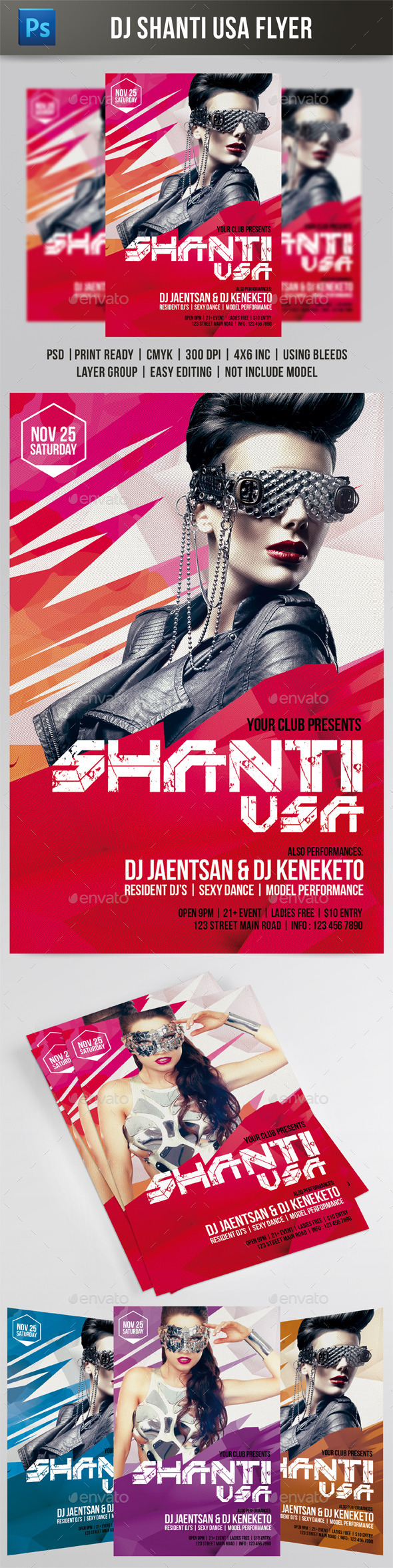 Shanti USA Flyer - Events Flyers
