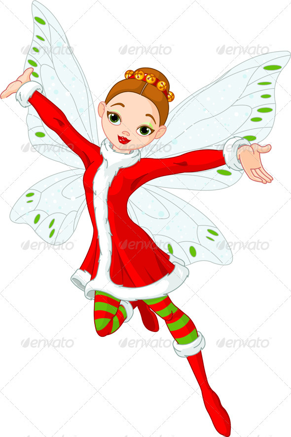 Christmas fairy by Dazdraperma | GraphicRiver