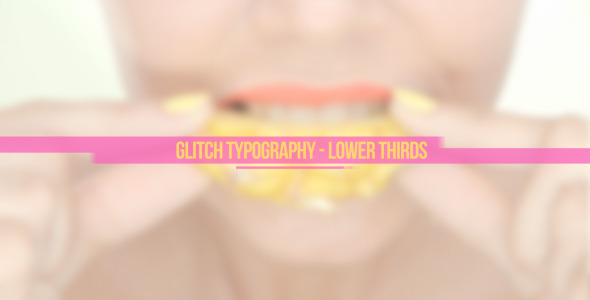 Glitch Typography - VideoHive 9273153