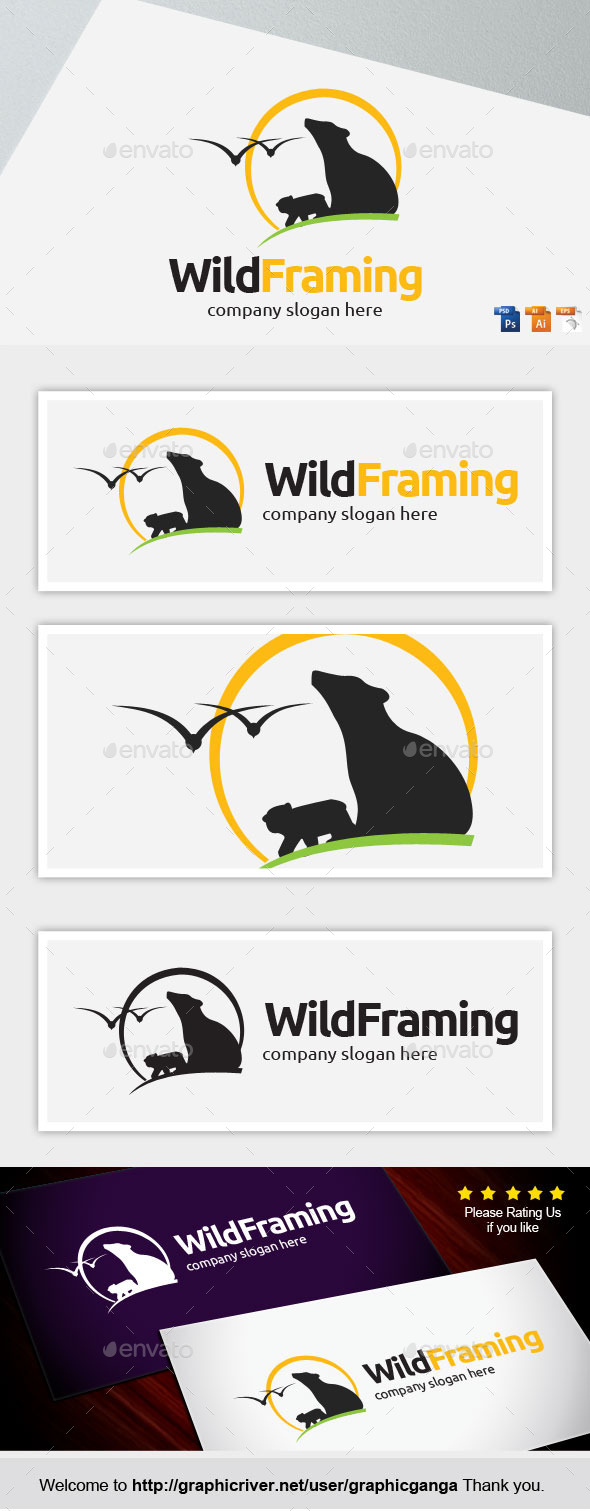 Wild Framing - Nature Logo Templates