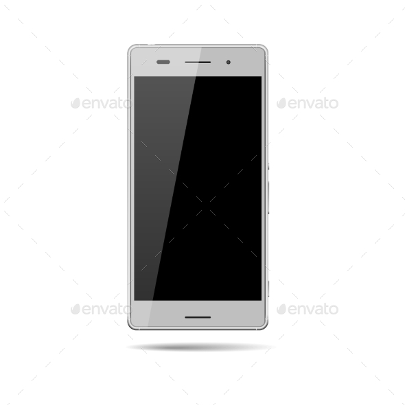 Vector Smartphone Mockup - Communications Technology