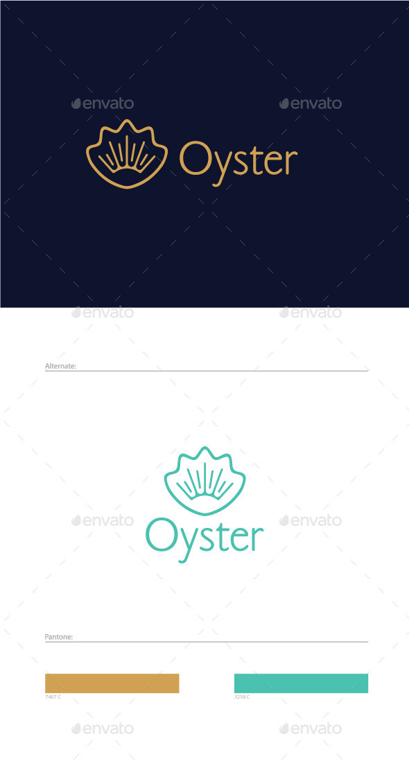 Oyster Logo Template - Nature Logo Templates