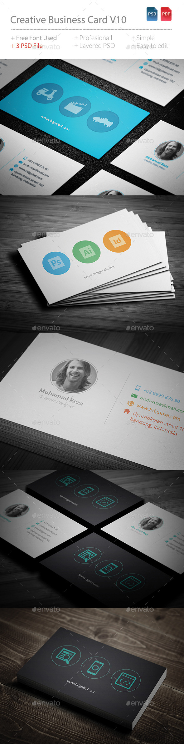 Creative Business Card V10 - Creative Business Cards